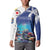 Personalized Bonaire Underwater Tropical Corals Reef Button Sweatshirt With Colorful Sea Fish - Wonder Print Shop