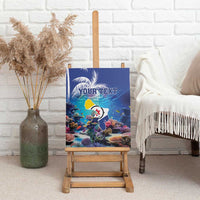 Personalized Bonaire Underwater Tropical Corals Reef Canvas Wall Art With Colorful Sea Fish - Wonder Print Shop