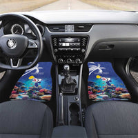Personalized Bonaire Underwater Tropical Corals Reef Car Mats With Colorful Sea Fish - Wonder Print Shop