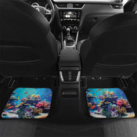Personalized Bonaire Underwater Tropical Corals Reef Car Mats With Colorful Sea Fish - Wonder Print Shop