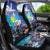 Personalized Bonaire Underwater Tropical Corals Reef Car Seat Cover With Colorful Sea Fish - Wonder Print Shop