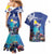 Personalized Bonaire Underwater Tropical Corals Reef Couples Matching Mermaid Dress and Hawaiian Shirt With Colorful Sea Fish - Wonder Print Shop