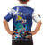 Personalized Bonaire Underwater Tropical Corals Reef Family Matching Long Sleeve Bodycon Dress and Hawaiian Shirt With Colorful Sea Fish - Wonder Print Shop