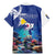 Personalized Bonaire Underwater Tropical Corals Reef Family Matching Mermaid Dress and Hawaiian Shirt With Colorful Sea Fish - Wonder Print Shop