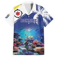 Personalized Bonaire Underwater Tropical Corals Reef Hawaiian Shirt With Colorful Sea Fish - Wonder Print Shop