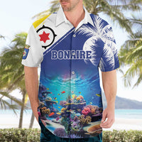 Personalized Bonaire Underwater Tropical Corals Reef Hawaiian Shirt With Colorful Sea Fish - Wonder Print Shop