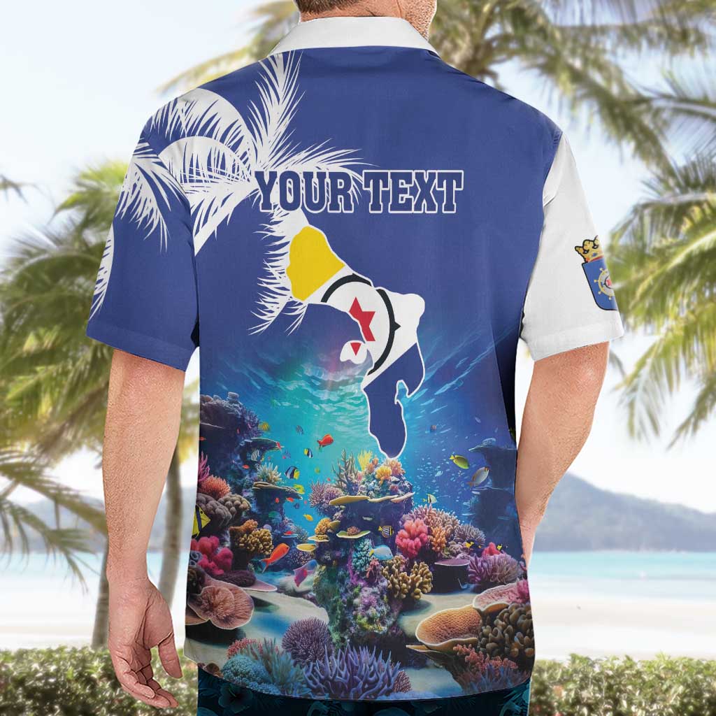 Personalized Bonaire Underwater Tropical Corals Reef Hawaiian Shirt With Colorful Sea Fish - Wonder Print Shop