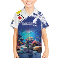 Personalized Bonaire Underwater Tropical Corals Reef Hawaiian Shirt With Colorful Sea Fish - Wonder Print Shop