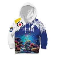 Personalized Bonaire Underwater Tropical Corals Reef Kid Hoodie With Colorful Sea Fish - Wonder Print Shop