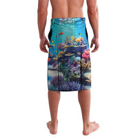 Personalized Bonaire Underwater Tropical Corals Reef Lavalava With Colorful Sea Fish - Wonder Print Shop