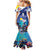 Personalized Bonaire Underwater Tropical Corals Reef Mermaid Dress With Colorful Sea Fish - Wonder Print Shop