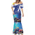 Personalized Bonaire Underwater Tropical Corals Reef Mermaid Dress With Colorful Sea Fish - Wonder Print Shop