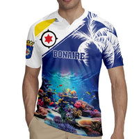 Personalized Bonaire Underwater Tropical Corals Reef Rugby Jersey With Colorful Sea Fish - Wonder Print Shop