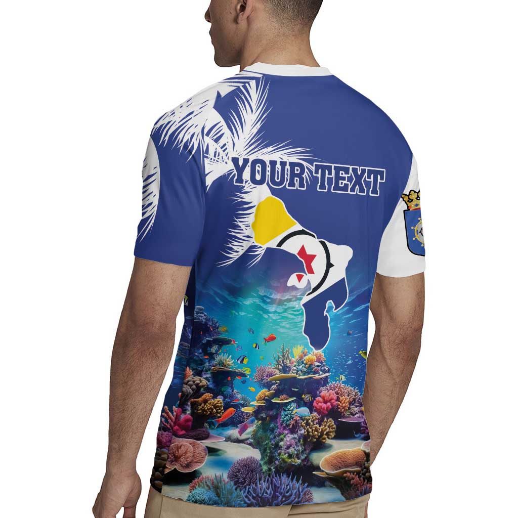 Personalized Bonaire Underwater Tropical Corals Reef Rugby Jersey With Colorful Sea Fish - Wonder Print Shop