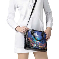 Personalized Bonaire Underwater Tropical Corals Reef Shoulder Handbag With Colorful Sea Fish