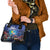 Personalized Bonaire Underwater Tropical Corals Reef Shoulder Handbag With Colorful Sea Fish