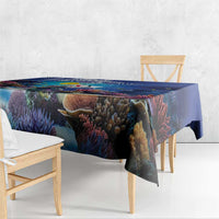 Personalized Bonaire Underwater Tropical Corals Reef Tablecloth With Colorful Sea Fish - Wonder Print Shop