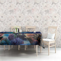 Personalized Bonaire Underwater Tropical Corals Reef Tablecloth With Colorful Sea Fish - Wonder Print Shop