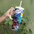 Personalized Bonaire Underwater Tropical Corals Reef Tumbler With Handle With Colorful Sea Fish - Wonder Print Shop