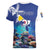 Personalized Bonaire Underwater Tropical Corals Reef Women V-Neck T-Shirt With Colorful Sea Fish - Wonder Print Shop