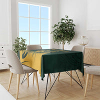 Personalized South Africa Springbok Tablecloth With Trendy Protea Flowers Patterns - Wonder Print Shop