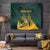 Personalized South Africa Springbok Tapestry With Trendy Protea Flowers Patterns - Wonder Print Shop