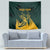 Personalized South Africa Springbok Tapestry With Trendy Protea Flowers Patterns - Wonder Print Shop
