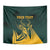 Personalized South Africa Springbok Tapestry With Trendy Protea Flowers Patterns - Wonder Print Shop