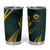 Personalized South Africa Springbok Tumbler Cup With Trendy Protea Flowers Patterns - Wonder Print Shop