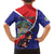Personalized Belize Coat Of Arms Family Matching Off Shoulder Maxi Dress and Hawaiian Shirt With Black Orchid Flowers - Wonder Print Shop
