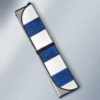 Greece Football Auto Sun Shade Dolphin Mascot Grunge Style - Wonder Print Shop