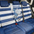Greece Football Back Car Seat Cover Dolphin Mascot Grunge Style - Wonder Print Shop