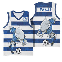 Greece Football Basketball Jersey Dolphin Mascot Grunge Style - Wonder Print Shop