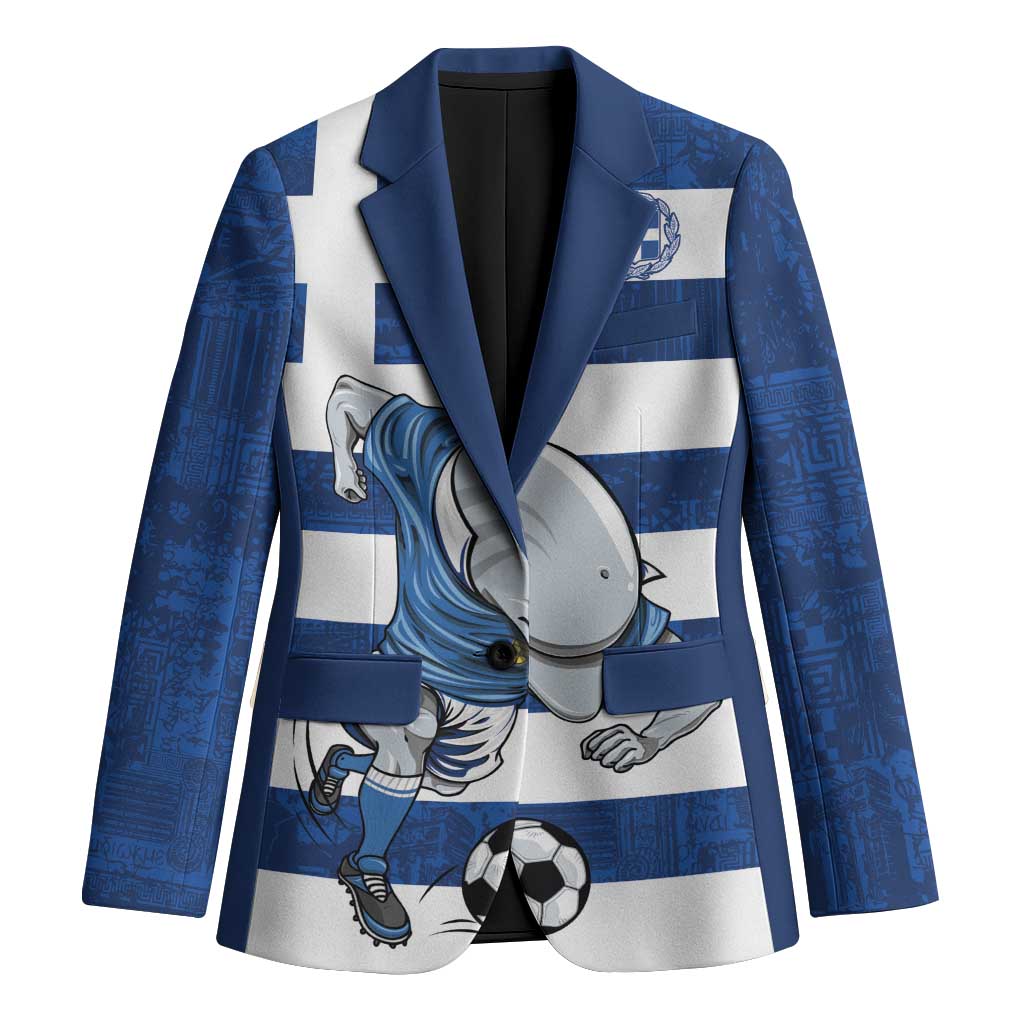 Greece Football Blazer Dolphin Mascot Grunge Style - Wonder Print Shop