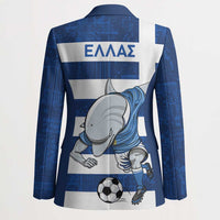 Greece Football Blazer Dolphin Mascot Grunge Style - Wonder Print Shop