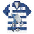 Greece Football Family Matching Mermaid Dress and Hawaiian Shirt Dolphin Mascot Grunge Style - Wonder Print Shop