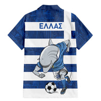 Greece Football Family Matching Mermaid Dress and Hawaiian Shirt Dolphin Mascot Grunge Style - Wonder Print Shop