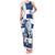 Greece Football Family Matching Tank Maxi Dress and Hawaiian Shirt Dolphin Mascot Grunge Style - Wonder Print Shop