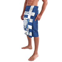 Greece Football Lavalava Dolphin Mascot Grunge Style - Wonder Print Shop