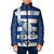 Greece Football Padded Jacket Dolphin Mascot Grunge Style - Wonder Print Shop