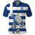 Greece Football Polo Shirt Dolphin Mascot Grunge Style - Wonder Print Shop