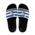 Greece Football Slide Sandals Dolphin Mascot Grunge Style - Wonder Print Shop