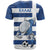 Greece Football T Shirt Dolphin Mascot Grunge Style - Wonder Print Shop