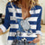 Greece Football Women Casual Shirt Dolphin Mascot Grunge Style - Wonder Print Shop