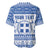 Personalized Christmas Greece Coat Of Arms Baseball Jersey Hellas Kala Christougena - Wonder Print Shop