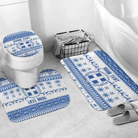 Personalized Christmas Greece Coat Of Arms Bathroom Set Hellas Kala Christougena - Wonder Print Shop