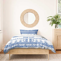 Personalized Christmas Greece Coat Of Arms Bedding Set Hellas Kala Christougena - Wonder Print Shop