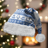 Personalized Christmas Greece Coat Of Arms Christmas Santa Hat Hellas Kala Christougena - Wonder Print Shop