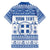 Personalized Christmas Greece Coat Of Arms Family Matching Short Sleeve Bodycon Dress and Hawaiian Shirt Hellas Kala Christougena - Wonder Print Shop