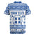 Personalized Christmas Greece Coat Of Arms Rugby Jersey Hellas Kala Christougena - Wonder Print Shop